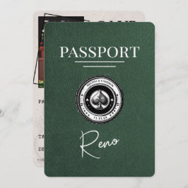 Reserva La Fecha Pasaporte verde Reno Guardar la fecha