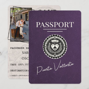 Reserva La Fecha Pasaporte Violet Purple Puerta Vallarta