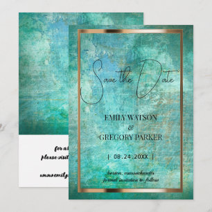 Reserva La Fecha Patina Grunge fondo vintage Guardar la Fecha