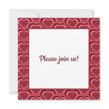 Patrón de corazón rojo