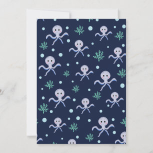 Reserva La Fecha Patrón de pulpo bajo el mar