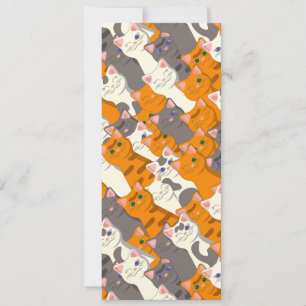 Reserva La Fecha Patrón diagonal del gato negro jengibre