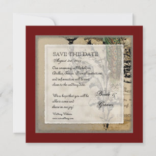 Reserva La Fecha Peacock de época 6 - Guardar la fecha