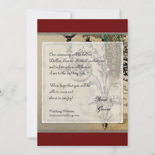 Reserva La Fecha Peacock de época 6 - Guardar la fecha