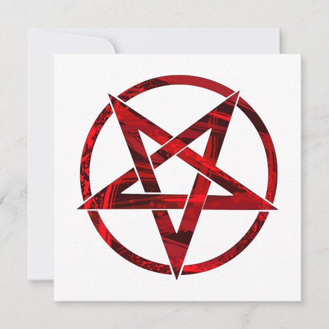 Reserva La Fecha Pentagrama del Diablo Rojo (Anverso)