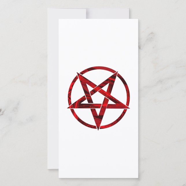 Reserva La Fecha Pentagrama del Diablo Rojo (Anverso)