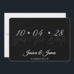 Reserva La Fecha Personaliza  Save the Date Personalizado<br><div class="desc">Anuncia tu día especial con un hermoso diseño personalizable de "save the date" hecho para compartir la fecha de tu boda de manera elegante y memorable. Perfecto para parejas que buscan un anuncio de boda personalizado, este diseño ofrece una apariencia limpia y atemporal que se puede adaptar para coincidir con...</div>