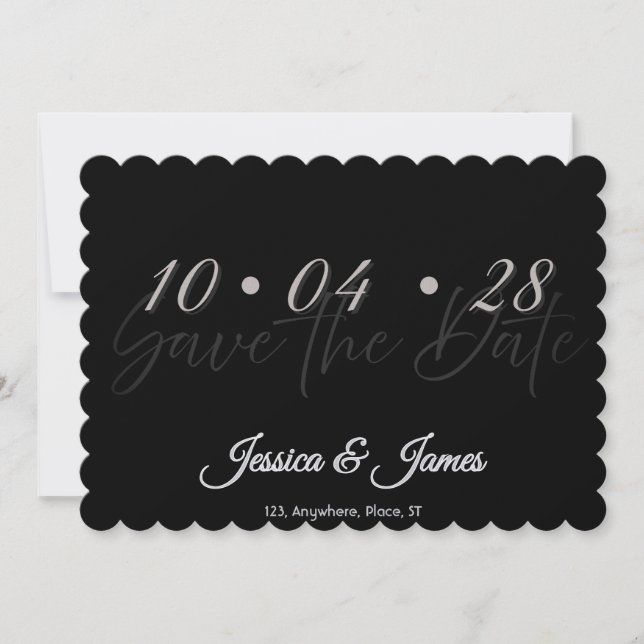 Reserva La Fecha Personaliza  Save the Date Personalizado (Anverso)
