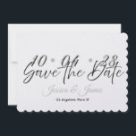 Reserva La Fecha Personaliza  Save the Date Personalizado<br><div class="desc">Anuncia tu día especial con un hermoso diseño personalizable de "save the date" hecho para compartir la fecha de tu boda de manera elegante y memorable. Perfecto para parejas que buscan un anuncio de boda personalizado, este diseño ofrece una apariencia limpia y atemporal que se puede adaptar para coincidir con...</div>