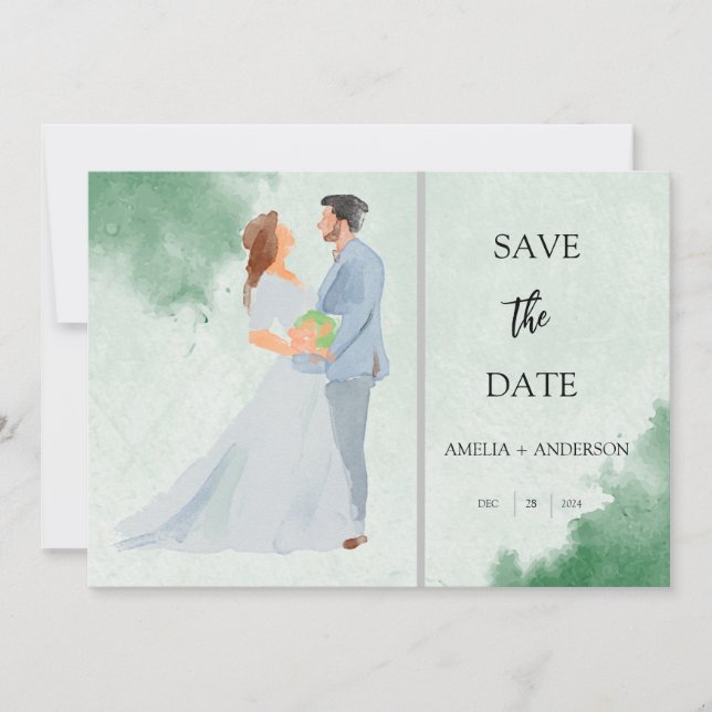 Reserva La Fecha Personalización de la foto (Anverso)