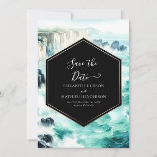 Reserva La Fecha Personalizado Boda Náutico Editable
