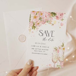 Reserva La Fecha Petals Y Prosecco Salvan La Fecha