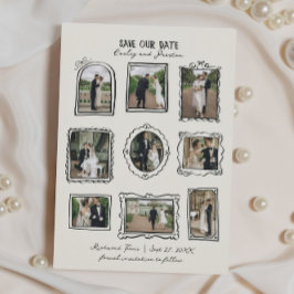 Reserva La Fecha Picture Frames Hand Drawn Save The Date Card
