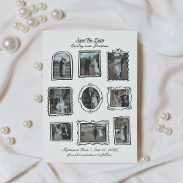 Reserva La Fecha Picture Frames Hand Drawn Save The Date Card