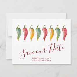 Reserva La Fecha Pimiento Save the Date
