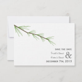 Reserva La Fecha Pine Bough Wedding Save The Date