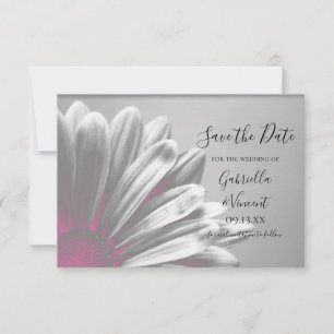 Reserva La Fecha Pink Floral Highlights Boda Guardar la fecha