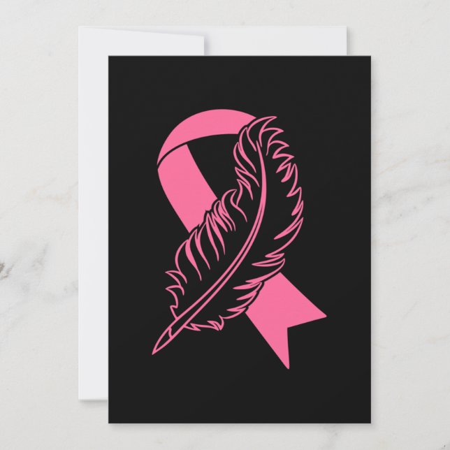 Reserva La Fecha Pink Ribbon Breast Cancer Awareness (Anverso)