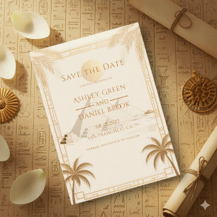 Reserva La Fecha Pirámides de Giza de la antigua Egipto Boda Egipci