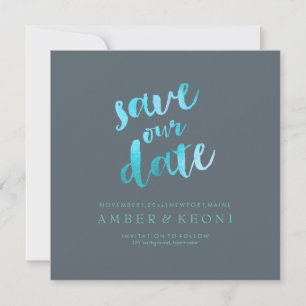 Reserva La Fecha PixDezines Aqua Blue/Save Date/DIY Background