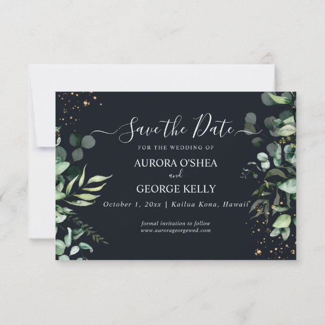 Reserva La Fecha PixDezines Armada Rustica Eucalyptus con Oro Salve (Reverso)