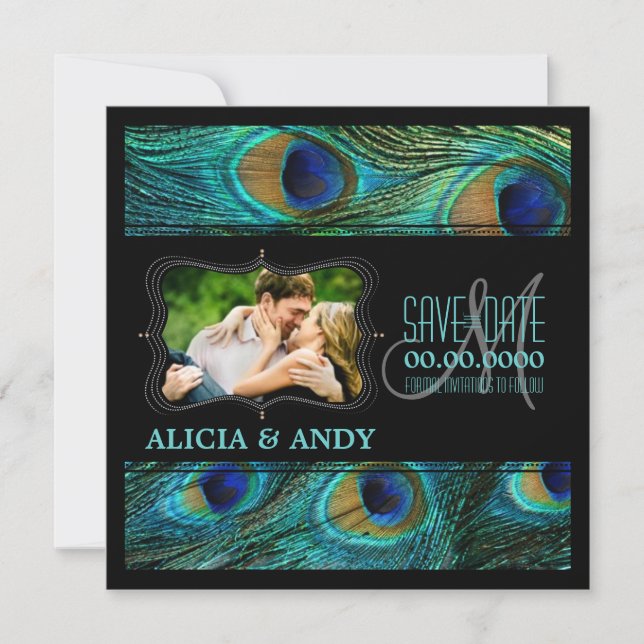 Reserva La Fecha PixDezines eventos de pavo real/diy+fondo (Anverso)