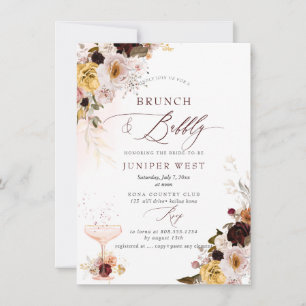 Reserva La Fecha PixDezines H2 Boho Cae Flores Brunch Bubbly