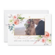 PixDezines Rubor Pink Peonies Guardar La Fecha