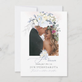 Reserva La Fecha PixDezines Watercolor Cream Rosas Blue Hyde