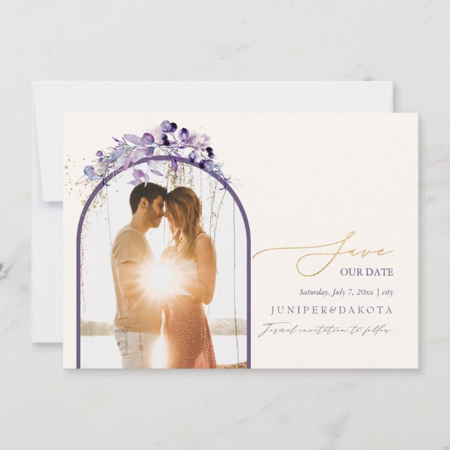 Reserva La Fecha PixDezines Watercolor Eucalyptus Wreath Greenery S (Anverso)