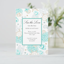 Reserva La Fecha Playa de Amor Marítimo Boda Llana