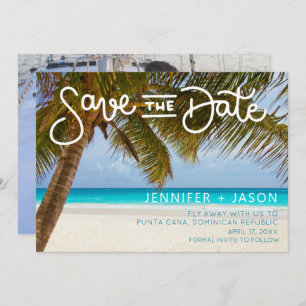 Reserva La Fecha Playa Tropical Punta Cana Boda Dominicano