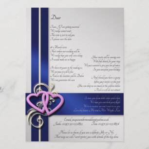 Reserva La Fecha Poema personalizado Guardar la fecha