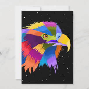 Reserva La Fecha Pop de águila estilizada