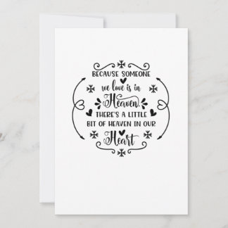 Reserva La Fecha Porque alguien a quien amamos está en el cielo, ha