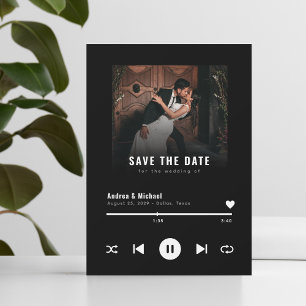 Reserva La Fecha Portada de Playlist de Álbum de Música 2 Fotos Osc