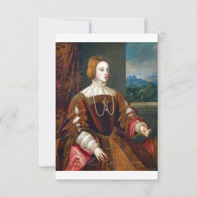 Reserva La Fecha Portrait Of The Empress Isabella Of Portugal (Anverso)