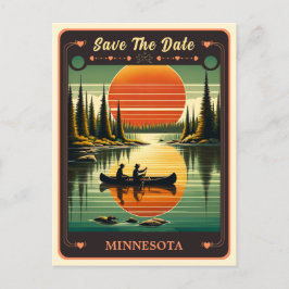 Reserva la fecha | Postal de invitación de Minneso
