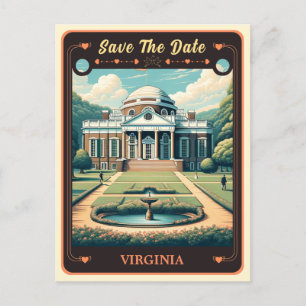 Reserva la fecha   Postal invitativa de Virginia