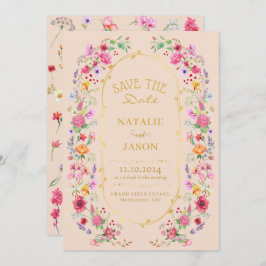 Reserva La Fecha Prado de flores silvestres elegantes Jardín de pri