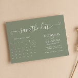 Reserva La Fecha Presupuesto Minimalista moderno del calendario ver<br><div class="desc">Boda Minimalista moderna de calendario verde salva la fecha. Personalice fácilmente reemplazando cada información. Mueva el círculo haciendo clic en el Personalizar de vínculos. Asegúrese de comprobar la previsualización antes de añadir al carrito.</div>