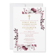 Primera Comunión Floral Rosa Boho