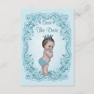 Reserva La Fecha Príncipe azul Save The Date Baby Shower del