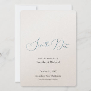 Reserva La Fecha Profesional de boda minimalista plano moderno
