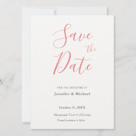 Reserva La Fecha Profesional de boda minimalista simple moderno