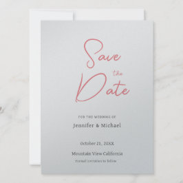 Reserva La Fecha Profesional de boda minimalista simple moderno