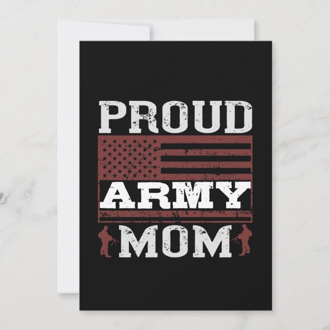 Reserva La Fecha Proud Army Mom (Anverso)