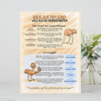 Reserva La Fecha Psychoedukation Infoblatt Prokrastination