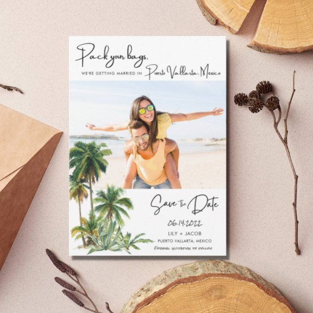 Reserva La Fecha Puerto Vallarta, Mexico Beach Destination Wedding (Subido por el creador)