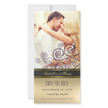 Puestos de espiral de Boho morado y dorado Elegant